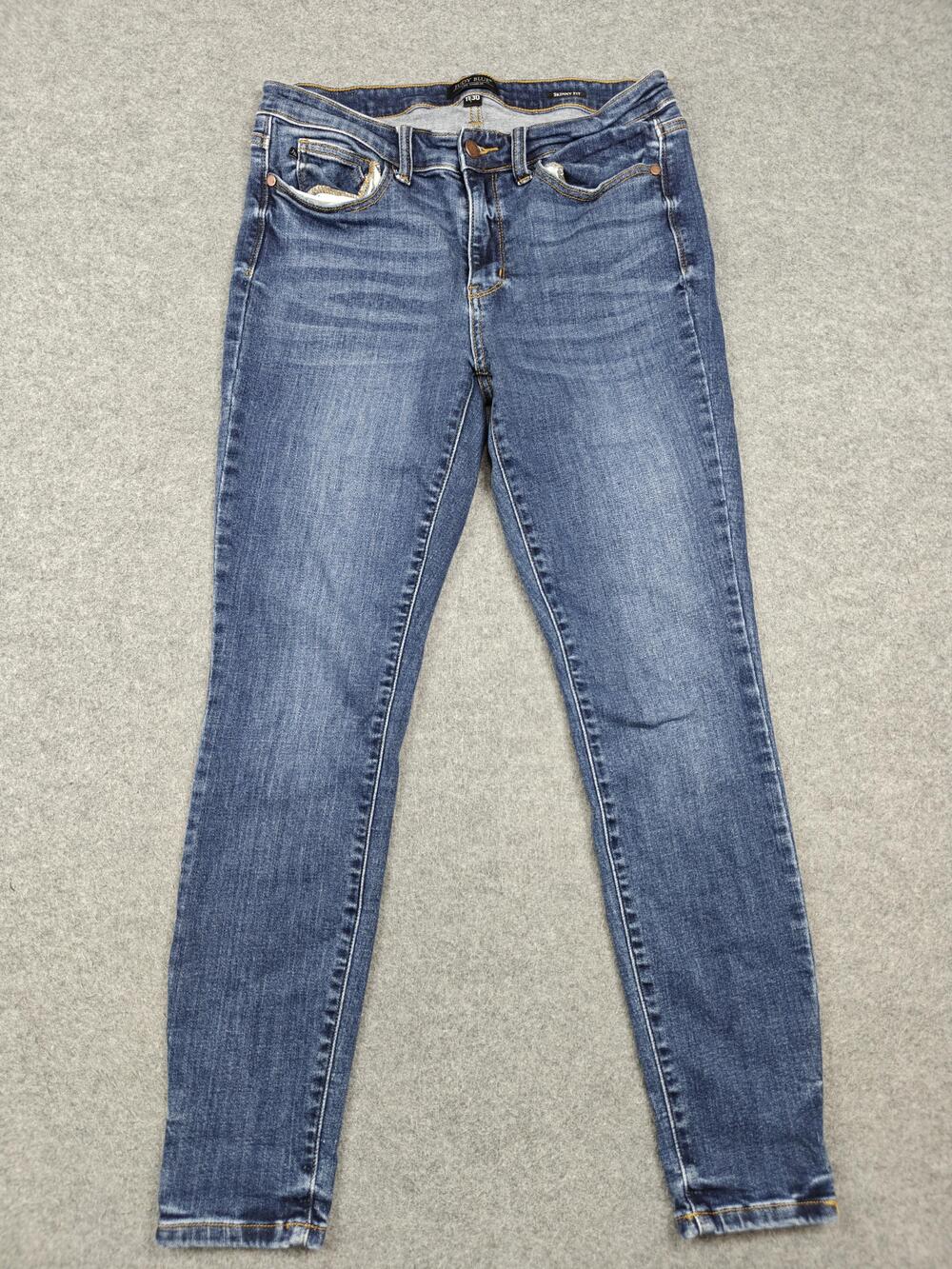 Judy Blue Skinny Jeans Womens 11/30 Blue Medium Wash Skinny Fit Stretch